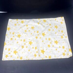 Moon and Back Hanna Andersson Lovey Yellow Stars 12 x 17.5" Security Blanket